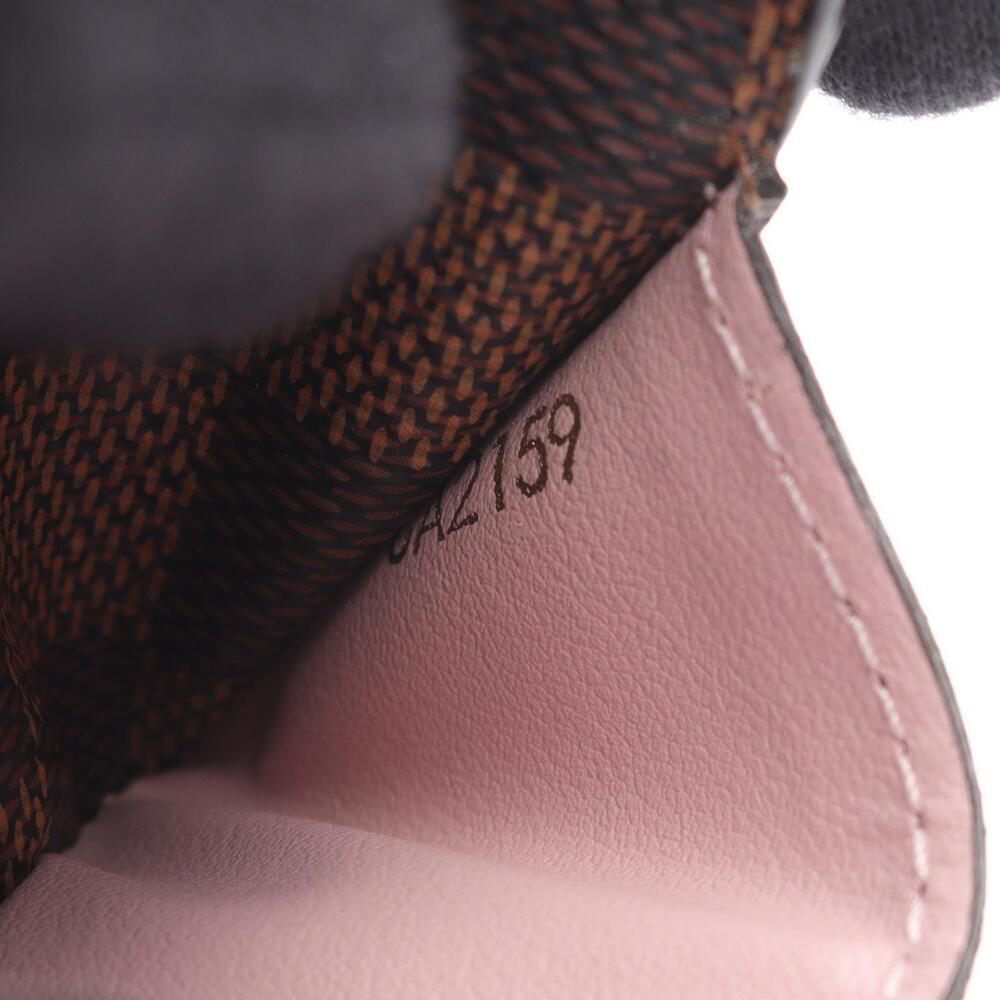Louis Vuitton Sarah Portefeuille Wallet Ebene Brown Rose Pink Ballerine - Picture 5 of 10
